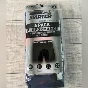 STARTER Men's Performance Boxer Briefs 6-Pack - Size Small